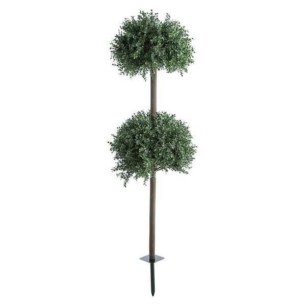 Plow & Hearth 57'' Artificial Boxwood Topiary In Planter | Perigold